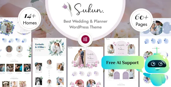 Sukun - Wedding & Wedding Planner WordPress Theme