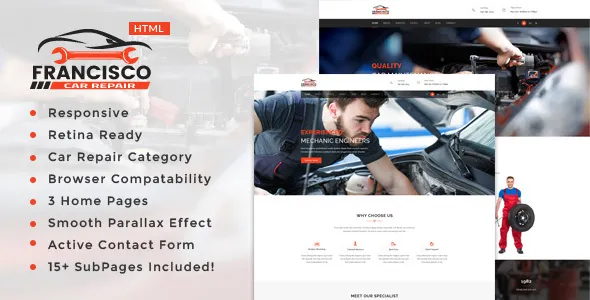 Francisco || Auto Mechanic & Car Repair Template