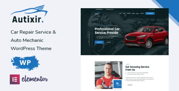 Autixir - Car Repair Service & Auto Mechanic WordPress Theme
