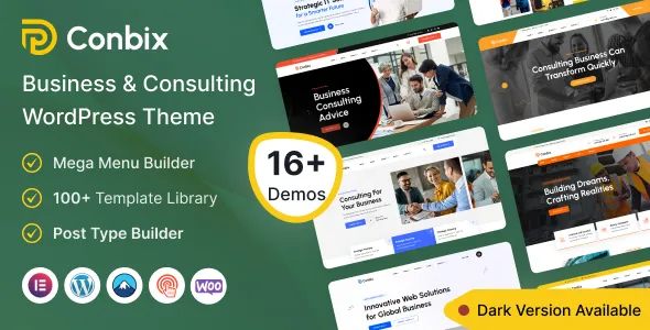 Conbix - Business Consulting WordPress Theme