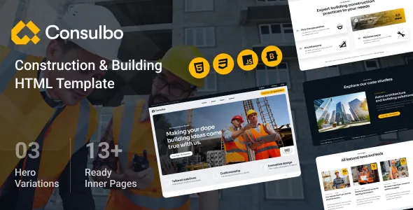 Consulbo - Construction & Building HTML Template