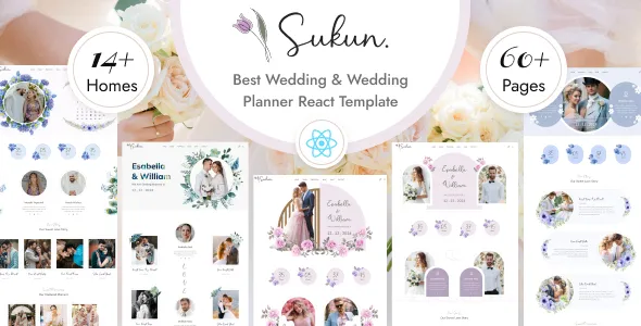 Sukun - Wedding & Wedding Planner React Template