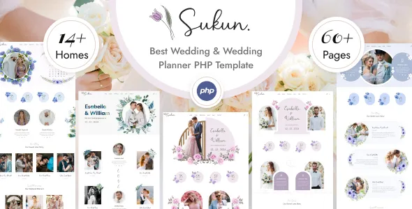 Sukun - Wedding & Wedding Planner PHP Template