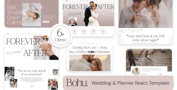 Bohu - Wedding & Wedding Planner React Template