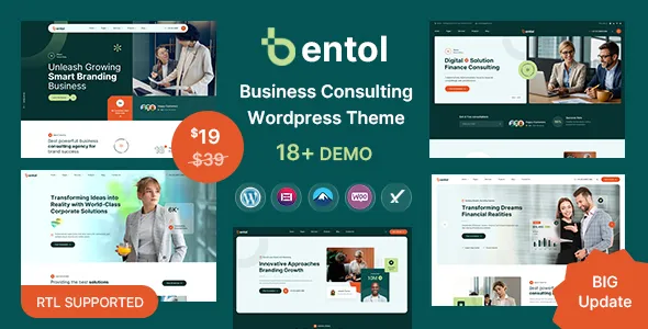 Bentol - Business Consulting WordPress Theme