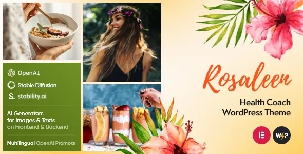 Rosaleen - Health Coach & Speaker WordPress Theme