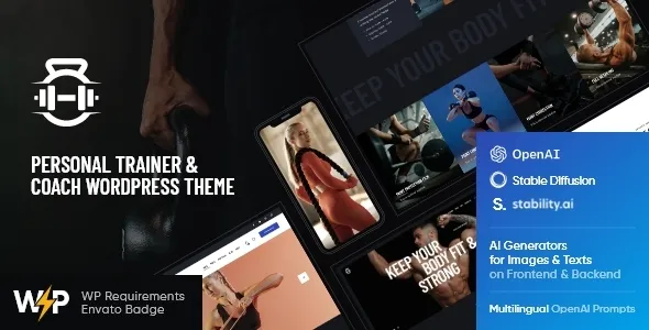 StevenWatkins - Personal Gym Trainer WordPress Theme