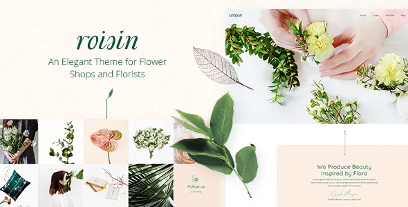 Roisin - Flower Shop and Florist WordPress Theme