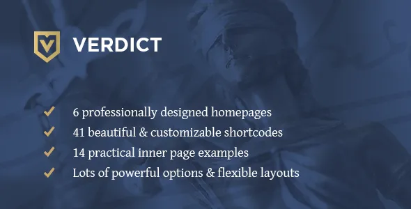 Verdict - Lawyer & Law Firm WordPress Theme