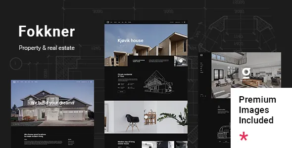 Fokkner - Real Estate and Property WordPress Theme