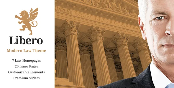 Libero - Lawyer and Law Firm WordPress Theme