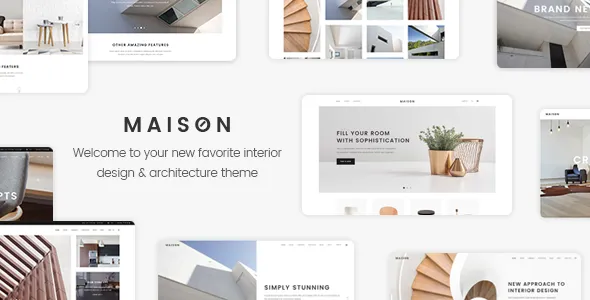 Maison - Modern WordPress Theme for Interior Designers and Architects