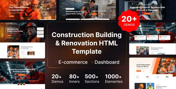 ConstX - Construction HTML Template