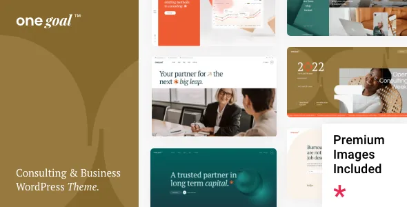 One Goal - Business Consulting WordPress Theme