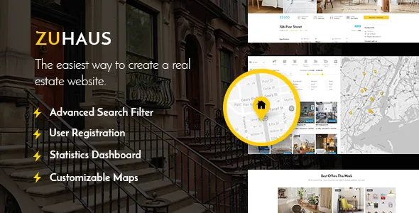 Zuhaus - Real Estate WordPress Theme