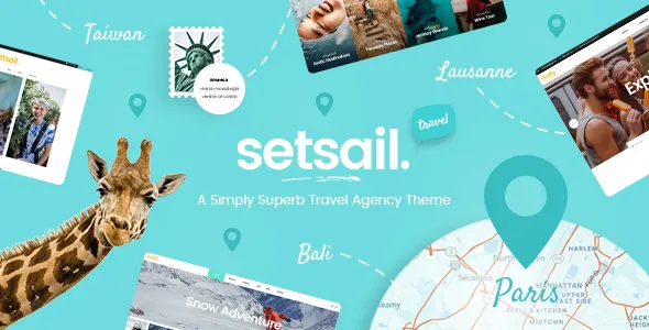 SetSail - Travel Agency WordPress Theme