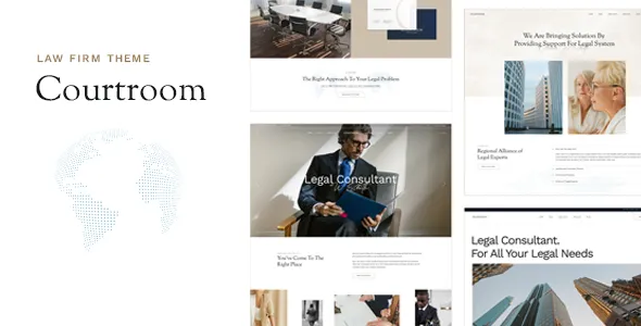 Courtroom - Lawyer and Law Firm WordPress Theme