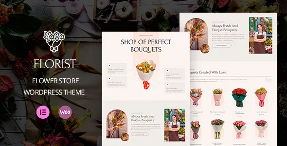 Florist - Flower Store WordPress Theme