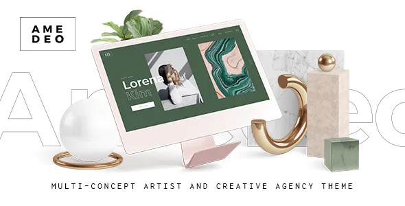 Amedeo - Multi-concept Artist and Creative Agency WordPress Theme
