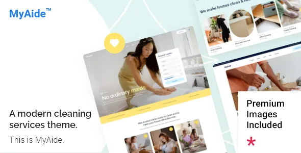 MyAide - Cleaning Services WordPress Theme