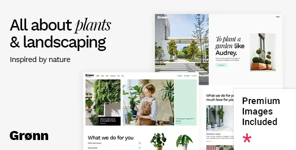 Grønn - Landscaping, Gardening and Flowers WordPress Theme