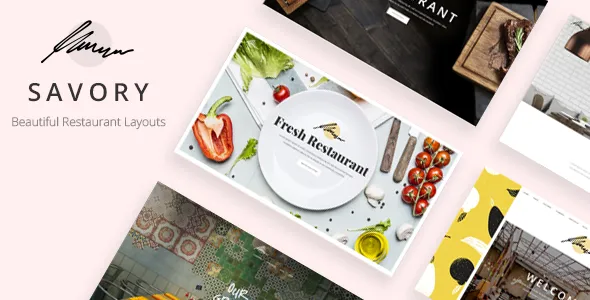 Savory - Restaurant WordPress Theme