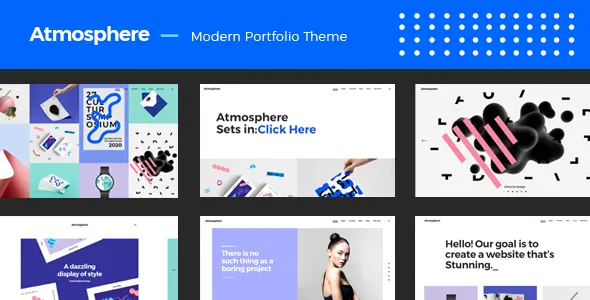 Atmosphere - Bold Portfolio WordPress Theme