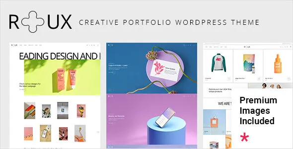 Roux - Animated and Fullscreen Portfolio WordPress Theme