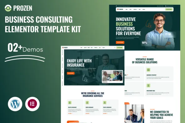 Prozen – Business Consulting Elementor Template Kit