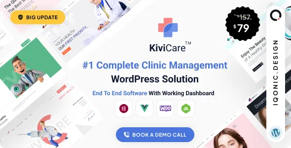 KiviCare - Medical & Health WordPress Theme for Clinics