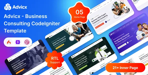Advicx - Business Consulting CodeIgniter Template
