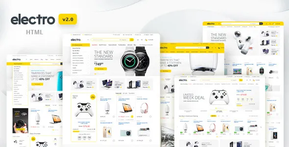 Electro - Electronics eCommerce HTML Template