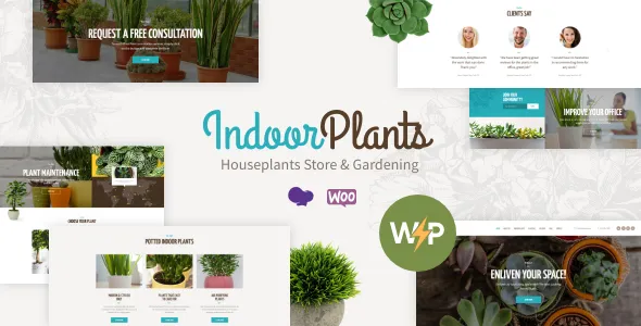 Indoor Plants | Houseplants Store & Florist WordPress Theme