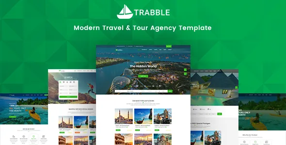 Trabble- Tour Booking & Travel Agency Template