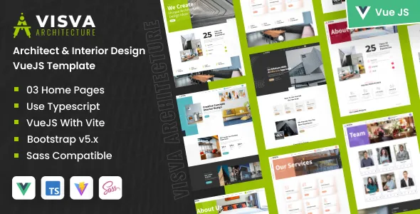 Visva - Architect & Interior Design VueJS Template