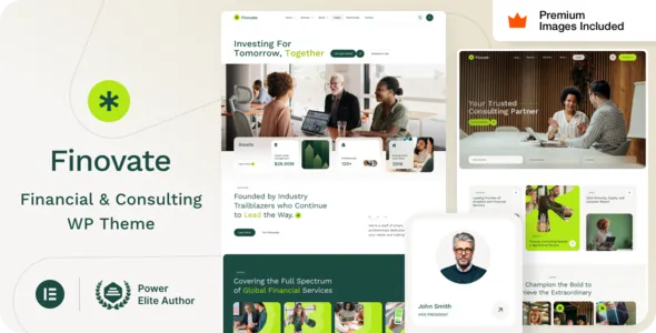 Finovate – Financial Advisors & Business Consulting WordPress Theme