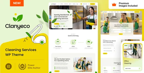 ClanyEco– Cleaning Services WordPress Theme