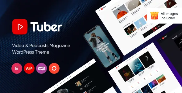 Tuber - Video & Podcast WordPress Theme