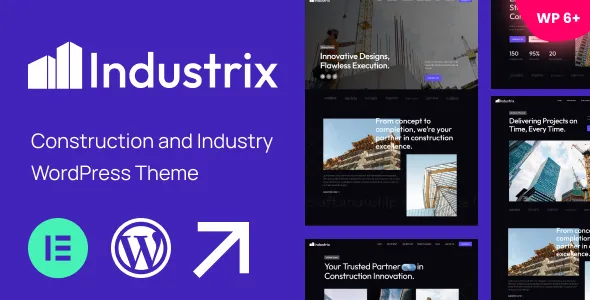 Industrix - Construction and Industry WordPress Theme