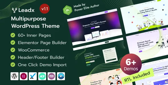 Leadx – Marketing & Business WordPress Theme