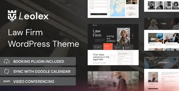Law Firm WordPress Theme - Leolex