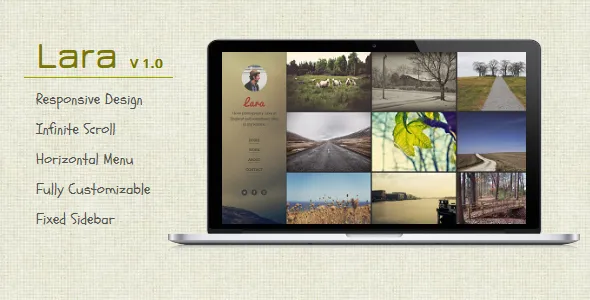 Lara - Blogger Template For Photographers