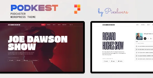 Podkest - Podcast WordPress Theme
