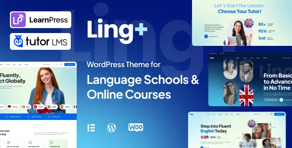 LingPlus - Language School & Online Courses WordPress Theme