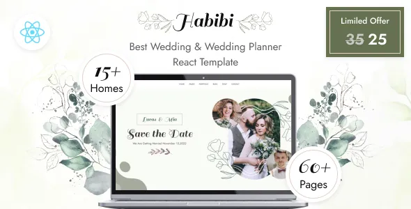 Habibi - Wedding & Wedding Planner React Template