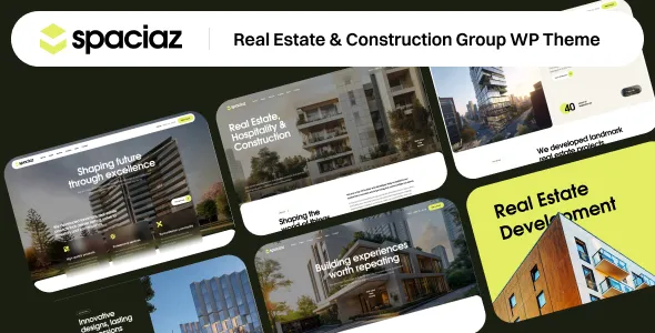 Spaciaz – Real Estate & Construction Group WordPress Theme