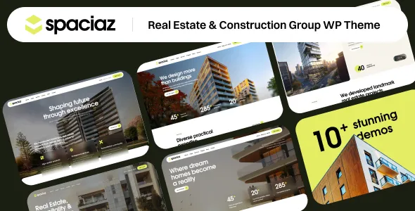 Spaciaz – Real Estate & Construction Group WordPress Theme