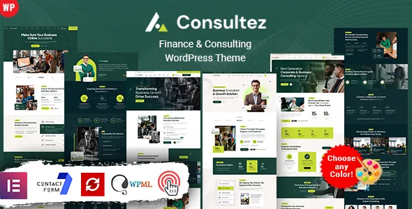 Consultez - Finance & Consulting WordPress Theme