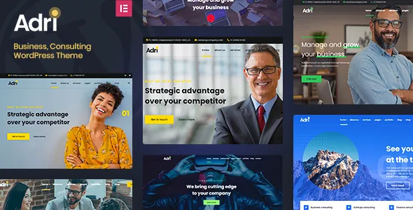 Adri - Business and Consulting WordPress Theme