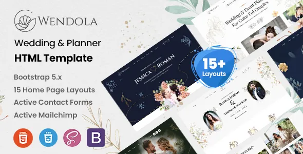 Wendola - Wedding & Planner HTML Template